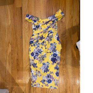 ASOS DESIGN Fold Wrap Front Dress